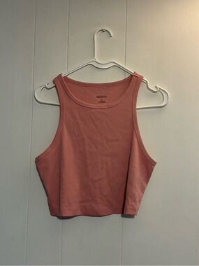 wild fable Ribbed Cropped Tank Top - Rose